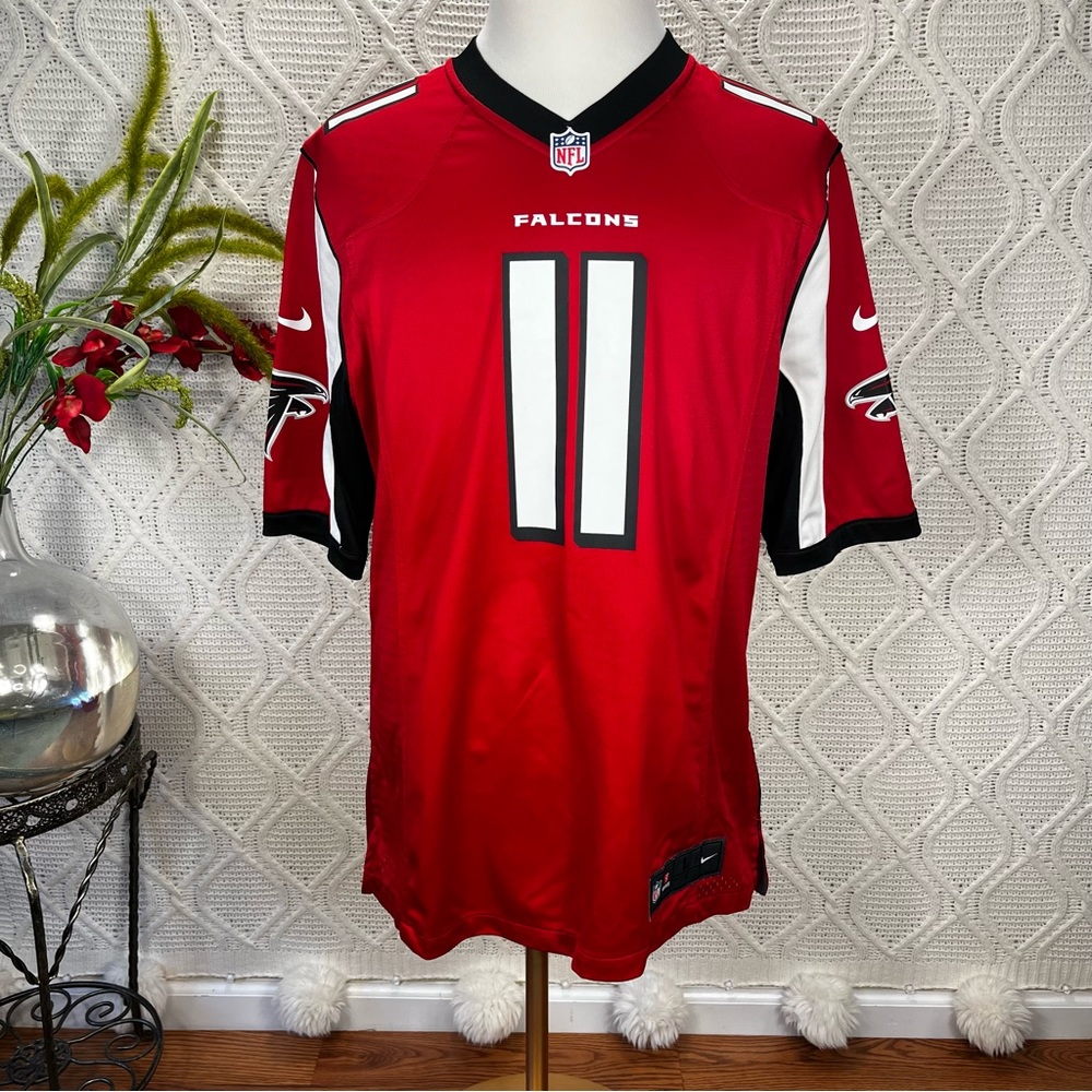 NIKE |  NFL Atlanta Falcon Jersey Short Sleeve Jones 11 Top